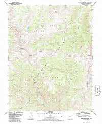 South River Peak Colorado Historical topographic map, 1:24000 scale, 7.5 X 7.5 Minute, Year 1986