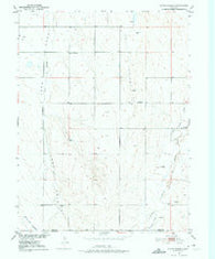 South Roggen Colorado Historical topographic map, 1:24000 scale, 7.5 X 7.5 Minute, Year 1950