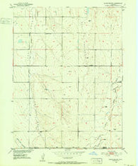 South Roggen Colorado Historical topographic map, 1:24000 scale, 7.5 X 7.5 Minute, Year 1950