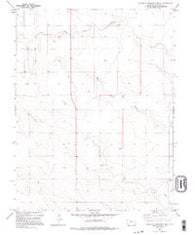 South of Cheyenne Wells Colorado Historical topographic map, 1:24000 scale, 7.5 X 7.5 Minute, Year 1982