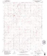South of Flagler Reservoir Colorado Historical topographic map, 1:24000 scale, 7.5 X 7.5 Minute, Year 1979