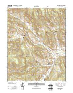South Fork West Colorado Historical topographic map, 1:24000 scale, 7.5 X 7.5 Minute, Year 2013