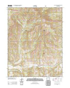 South Mamm Peak Colorado Historical topographic map, 1:24000 scale, 7.5 X 7.5 Minute, Year 2013
