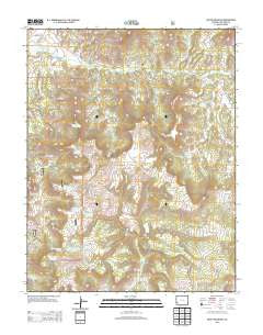 South Mountain Colorado Historical topographic map, 1:24000 scale, 7.5 X 7.5 Minute, Year 2013