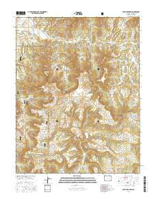 South Mountain Colorado Current topographic map, 1:24000 scale, 7.5 X 7.5 Minute, Year 2016