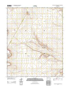 South Rattlesnake Butte Colorado Historical topographic map, 1:24000 scale, 7.5 X 7.5 Minute, Year 2013
