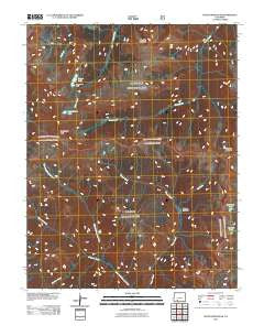 South River Peak Colorado Historical topographic map, 1:24000 scale, 7.5 X 7.5 Minute, Year 2011