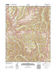 South River Peak Colorado Historical topographic map, 1:24000 scale, 7.5 X 7.5 Minute, Year 2013