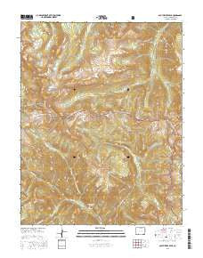 South River Peak Colorado Current topographic map, 1:24000 scale, 7.5 X 7.5 Minute, Year 2016