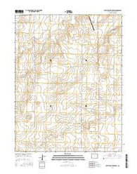 South of Burlington Colorado Current topographic map, 1:24000 scale, 7.5 X 7.5 Minute, Year 2016