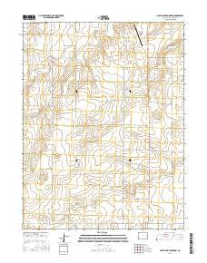 South of Burlington Colorado Current topographic map, 1:24000 scale, 7.5 X 7.5 Minute, Year 2016
