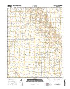 South of Firstview Colorado Current topographic map, 1:24000 scale, 7.5 X 7.5 Minute, Year 2016