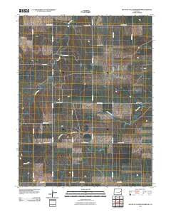 South of Flagler Reservoir Colorado Historical topographic map, 1:24000 scale, 7.5 X 7.5 Minute, Year 2010
