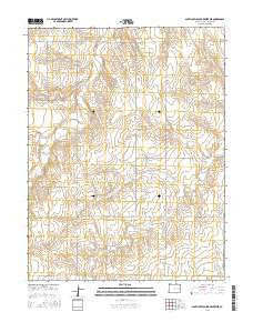 South of Flagler Reservoir Colorado Current topographic map, 1:24000 scale, 7.5 X 7.5 Minute, Year 2016