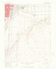 Southeast Pueblo Colorado Historical topographic map, 1:24000 scale, 7.5 X 7.5 Minute, Year 1960