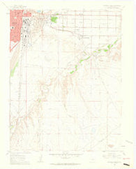 Southeast Pueblo Colorado Historical topographic map, 1:24000 scale, 7.5 X 7.5 Minute, Year 1960