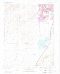 Southwest Pueblo Colorado Historical topographic map, 1:24000 scale, 7.5 X 7.5 Minute, Year 1961