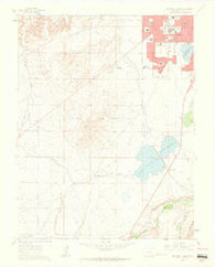 Southwest Pueblo Colorado Historical topographic map, 1:24000 scale, 7.5 X 7.5 Minute, Year 1961
