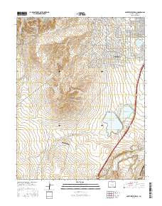 Southwest Pueblo Colorado Current topographic map, 1:24000 scale, 7.5 X 7.5 Minute, Year 2016