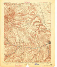Spanish Peaks Colorado Historical topographic map, 1:125000 scale, 30 X 30 Minute, Year 1893