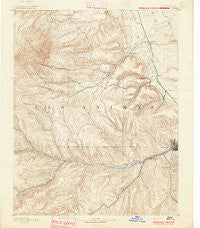 Spanish Peaks Colorado Historical topographic map, 1:125000 scale, 30 X 30 Minute, Year 1891