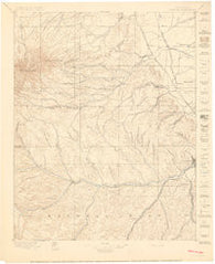 Spanish Peaks Colorado Historical topographic map, 1:125000 scale, 30 X 30 Minute, Year 1897