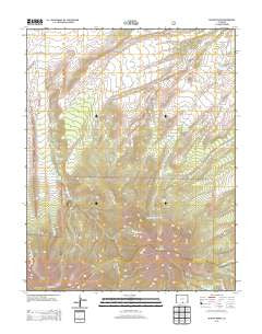Spanish Peaks Colorado Historical topographic map, 1:24000 scale, 7.5 X 7.5 Minute, Year 2013