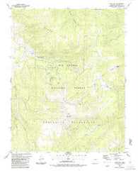 Spar City Colorado Historical topographic map, 1:24000 scale, 7.5 X 7.5 Minute, Year 1986