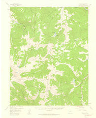Spar City Colorado Historical topographic map, 1:62500 scale, 15 X 15 Minute, Year 1957