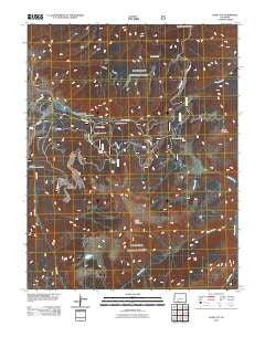 Spar City Colorado Historical topographic map, 1:24000 scale, 7.5 X 7.5 Minute, Year 2011
