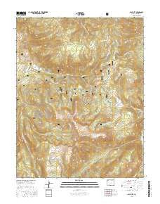 Spar City Colorado Current topographic map, 1:24000 scale, 7.5 X 7.5 Minute, Year 2016