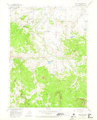 Spicer Peak Colorado Historical topographic map, 1:24000 scale, 7.5 X 7.5 Minute, Year 1956