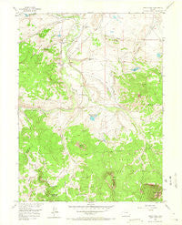 Spicer Peak Colorado Historical topographic map, 1:24000 scale, 7.5 X 7.5 Minute, Year 1956