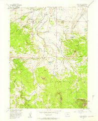 Spicer Peak Colorado Historical topographic map, 1:24000 scale, 7.5 X 7.5 Minute, Year 1956