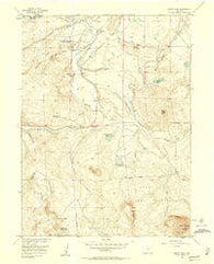 Spicer Peak Colorado Historical topographic map, 1:24000 scale, 7.5 X 7.5 Minute, Year 1956