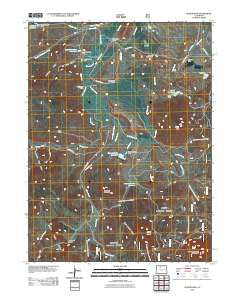 Spicer Peak Colorado Historical topographic map, 1:24000 scale, 7.5 X 7.5 Minute, Year 2011