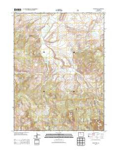 Spicer Peak Colorado Historical topographic map, 1:24000 scale, 7.5 X 7.5 Minute, Year 2013