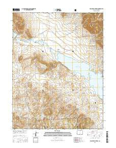 Spinney Mountain Colorado Current topographic map, 1:24000 scale, 7.5 X 7.5 Minute, Year 2016