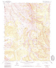 Spring Hill Creek Colorado Historical topographic map, 1:24000 scale, 7.5 X 7.5 Minute, Year 1962