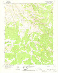 Spring Hill Creek Colorado Historical topographic map, 1:24000 scale, 7.5 X 7.5 Minute, Year 1962