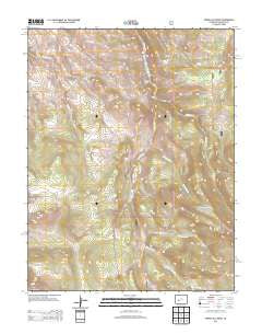 Spring Hill Creek Colorado Historical topographic map, 1:24000 scale, 7.5 X 7.5 Minute, Year 2013