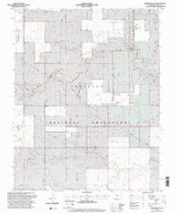 Springfield SW Colorado Historical topographic map, 1:24000 scale, 7.5 X 7.5 Minute, Year 1996