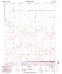 Springfield West Colorado Historical topographic map, 1:24000 scale, 7.5 X 7.5 Minute, Year 1996