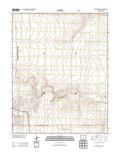 Springfield East Colorado Historical topographic map, 1:24000 scale, 7.5 X 7.5 Minute, Year 2013