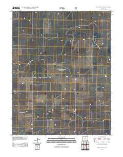 Springfield SW Colorado Historical topographic map, 1:24000 scale, 7.5 X 7.5 Minute, Year 2011
