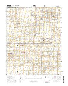 Springfield SW Colorado Current topographic map, 1:24000 scale, 7.5 X 7.5 Minute, Year 2016