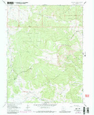 Spruce Mountain Colorado Historical topographic map, 1:24000 scale, 7.5 X 7.5 Minute, Year 1961