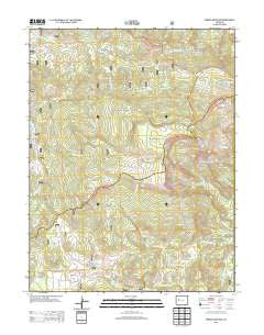Spruce Mountain Colorado Historical topographic map, 1:24000 scale, 7.5 X 7.5 Minute, Year 2013