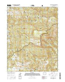 Spruce Mountain Colorado Current topographic map, 1:24000 scale, 7.5 X 7.5 Minute, Year 2016