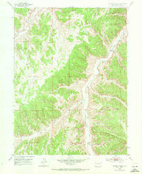 Square S Ranch Colorado Historical topographic map, 1:24000 scale, 7.5 X 7.5 Minute, Year 1952